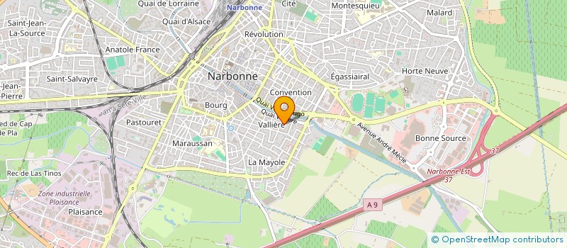 localisation de l'entreprise MADAME KIM VICSAY  NARBONNE