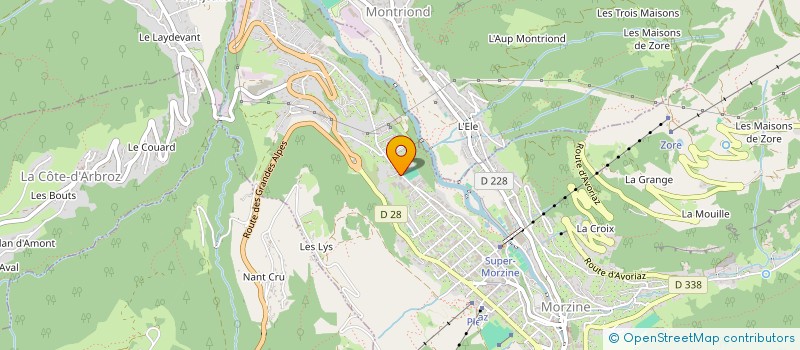 localisation de l'entreprise MADAME KIM ZWANENBURG à THONON-LES-BAINS