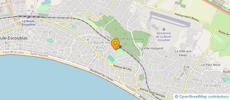 localisation de l'entreprise MADAME KIMBERLEY ALLIX à LA BAULE-ESCOUBLAC