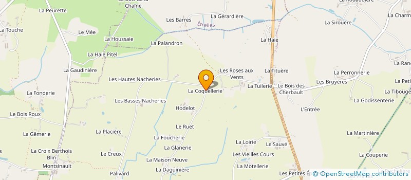 localisation de l'entreprise MADAME KIMBERLEY BAUDRY à BAIS