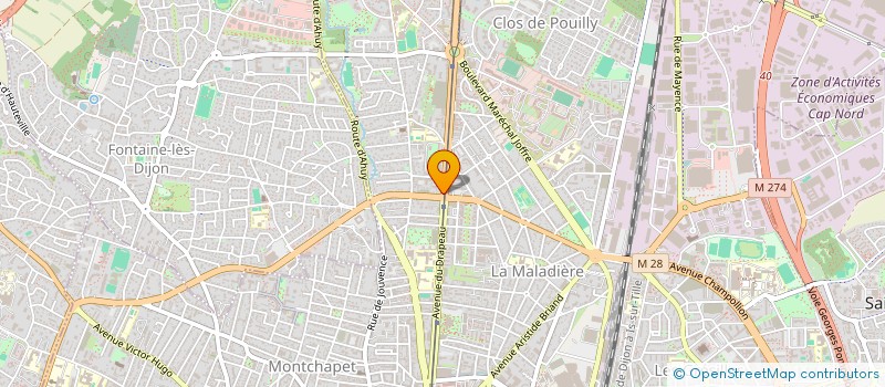 localisation de l'entreprise MADAME KIMBERLEY BENREDJEM à DIJON