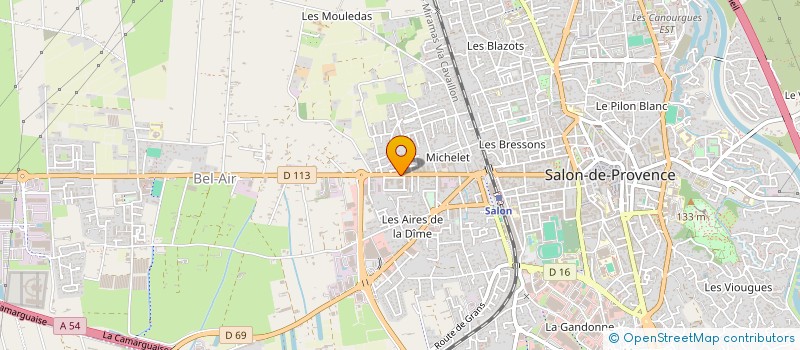 localisation de l'entreprise MADAME KIMBERLEY BERTHIER  SALON-DE-PROVENCE