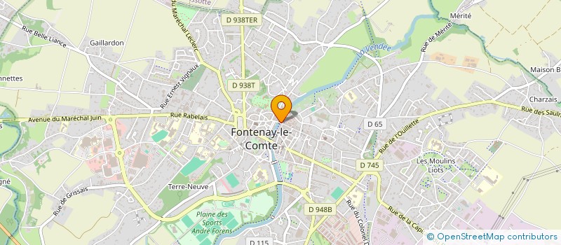 localisation de l'entreprise MADAME KIMBERLEY CANLAS  FONTENAY-LE-COMTE