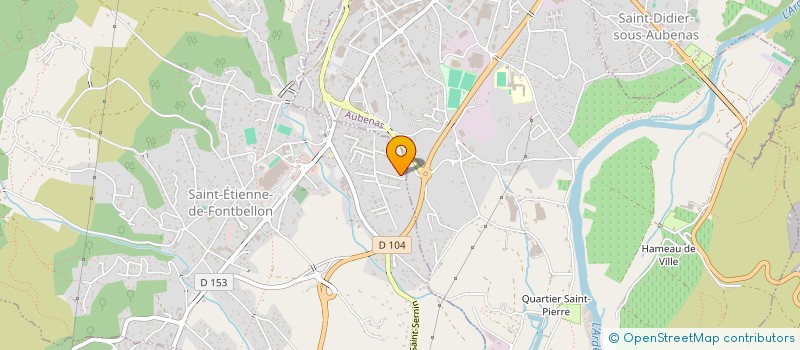 localisation de l'entreprise MADAME KIMBERLEY CHAMBON  ST ETIENNE DE FONTBELLON