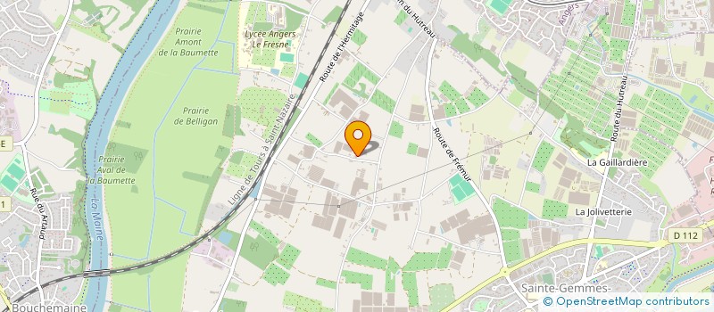 localisation de l'entreprise MADAME KIMBERLEY CORDIOUX  SAINTE-GEMMES-SUR-LOIRE