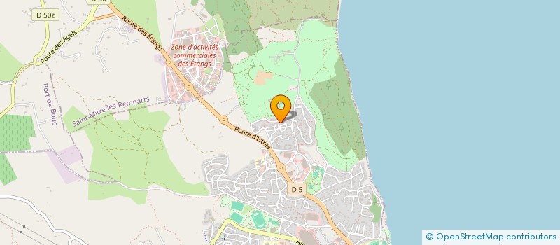 localisation de l'entreprise MADAME KIMBERLEY DESCAMPS  MARTIGUES