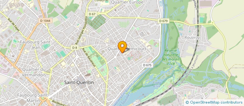 localisation de l'entreprise MADAME KIMBERLEY DOUX à SAINT-QUENTIN