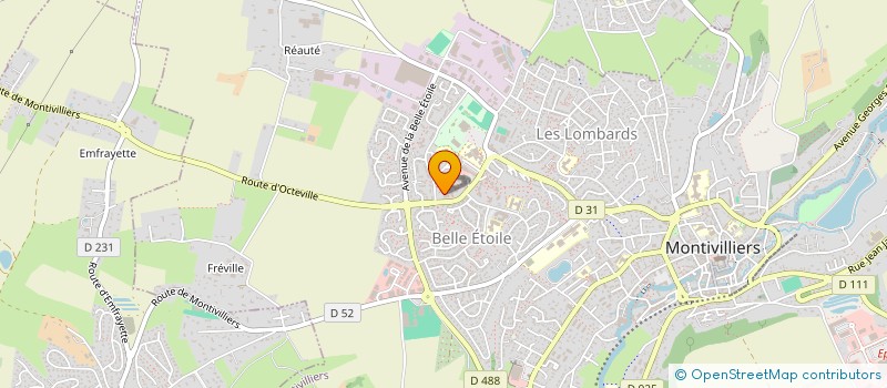 localisation de l'entreprise MADAME KIMBERLEY GRIPPON  MONTIVILLIERS