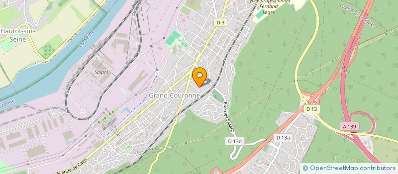 localisation de l'entreprise MADAME KIMBERLEY HUBREGHT  GRAND-COURONNE