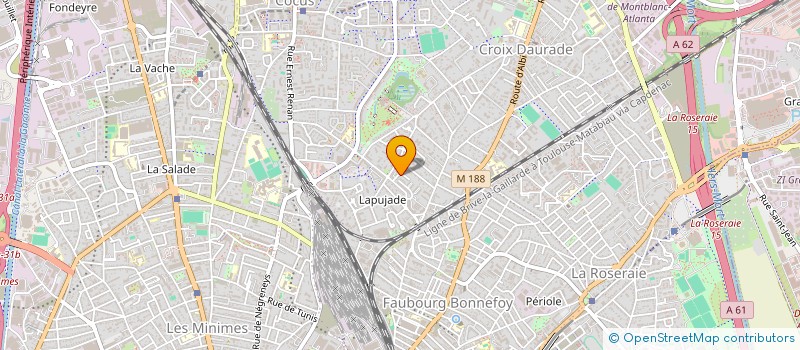 localisation de l'entreprise MADAME KIMBERLEY KALEMBA  TOULOUSE