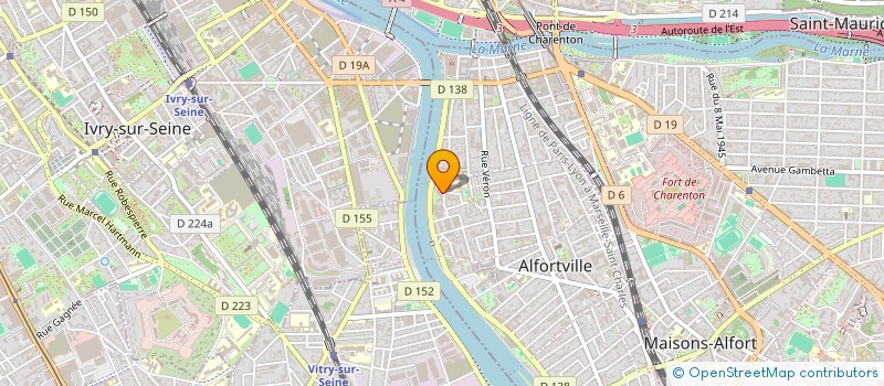 localisation de l'entreprise MADAME KIMBERLEY LEMIRE  ALFORTVILLE