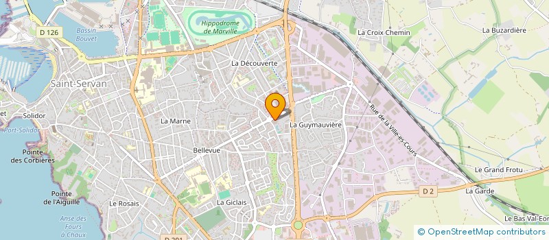 localisation de l'entreprise MADAME KIMBERLEY LOIZANCE  SAINT-MALO