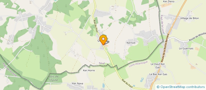 localisation de l'entreprise MADAME KIMBERLEY MORIN  FEREL