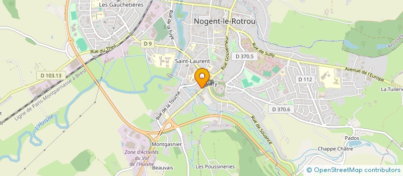 localisation de l'entreprise MADAME KIMBERLEY MORIN à NOGENT-LE-ROTROU