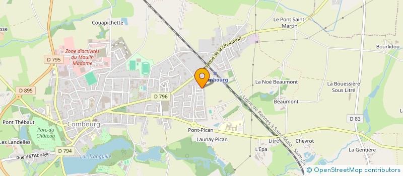 localisation de l'entreprise MADAME KIMBERLEY PARIS  COMBOURG