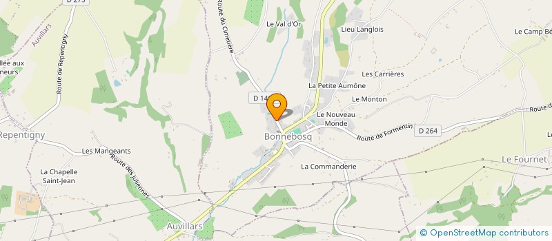 localisation de l'entreprise MADAME KIMBERLEY PINEL  BONNEBOSQ