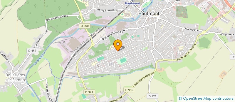 localisation de l'entreprise MADAME KIMBERLEY PIRAUX  JEUMONT