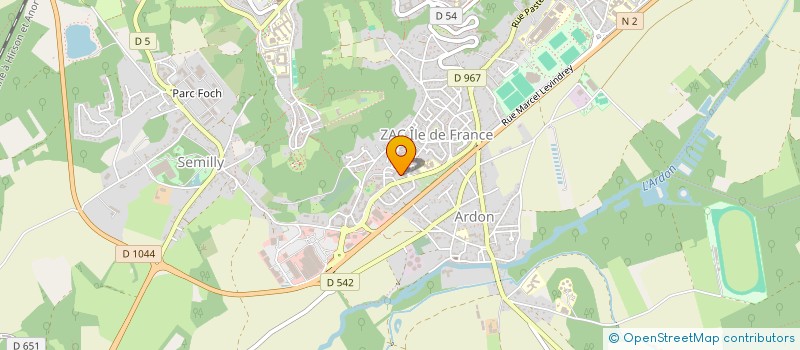 localisation de l'entreprise MADAME KIMBERLEY PRUVOST à LAON