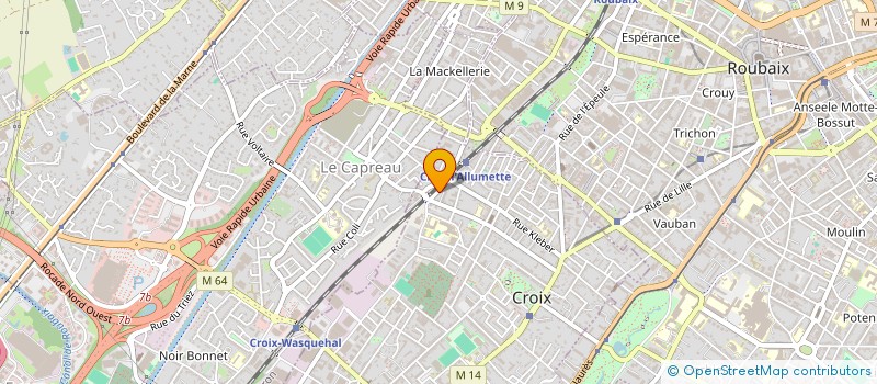 localisation de l'entreprise MADAME KIMBERLEY VADORIN à CROIX