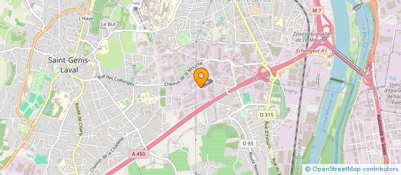 localisation de l'entreprise MADAME KIMBERLEY WINTERSTEIN  SAINT-GENIS-LAVAL