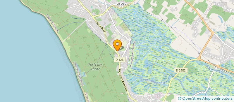 localisation de l'entreprise MADAME KIMBERLEY WIRY  LE GRAND-VILLAGE-PLAGE