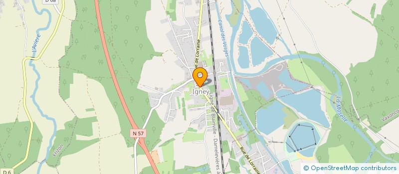 localisation de l'entreprise MADAME KIMBERLY DEFLIN  THAON-LES-VOSGES