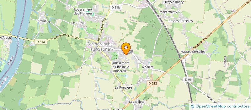 localisation de l'entreprise MADAME KIMBERLY FOLLEY à CORMORANCHE-SUR-SAONE