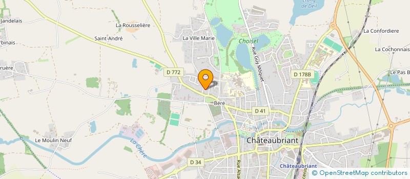 localisation de l'entreprise MADAME KIMBERLY GRIPPAY  CHATEAUBRIANT