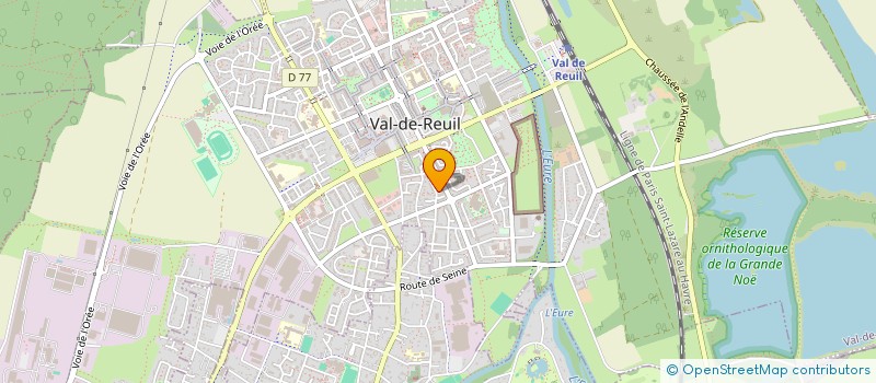 localisation de l'entreprise MADAME KIMBERLY HOTTOT  VAL-DE-REUIL