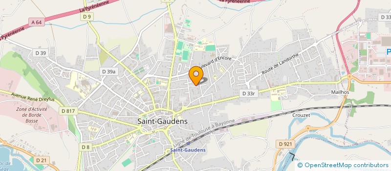 localisation de l'entreprise MADAME KIMBERLY PLUCHART  SAINT-GAUDENS