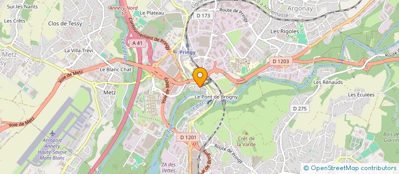 localisation de l'entreprise MADAME KIMBERLY TAGALOGON à ANNECY