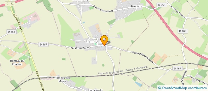 localisation de l'entreprise MADAME KIMERA SOULIER  ECTOT-L'AUBER