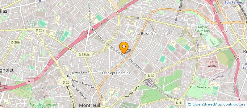 localisation de l'entreprise MADAME KIMIE TANAKA à MONTREUIL