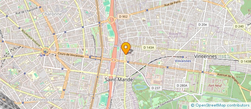 localisation de l'entreprise MADAME KIMIKO MICHEL  SAINT-MANDE