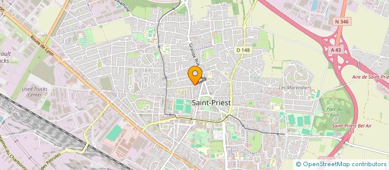 localisation de l'entreprise MADAME KIMONAKO CASIMIRO  SAINT-PRIEST