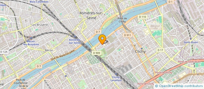 localisation de l'entreprise MADAME KIMY MBALA KEMBA NZUZI à CLICHY