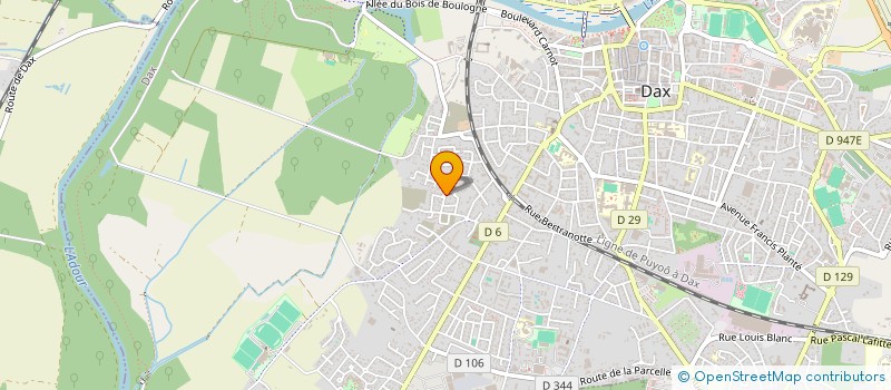 localisation de l'entreprise MADAME KINA ORCIVAL  DAX