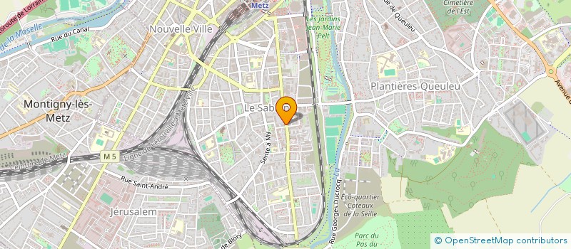 localisation de l'entreprise MADAME KINE NGOM  METZ