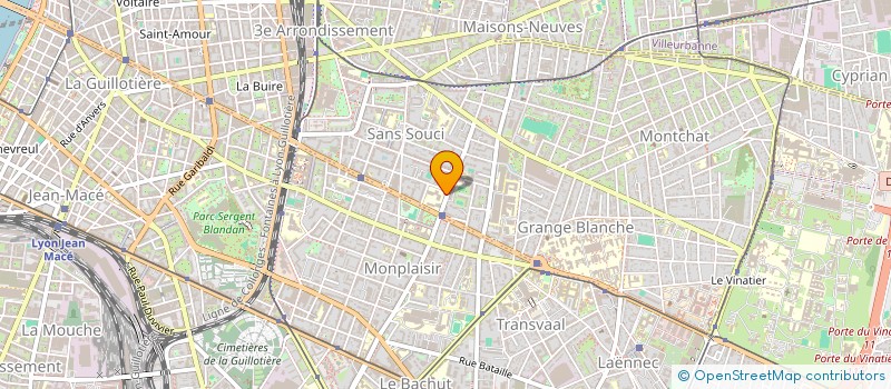 localisation de l'entreprise MADAME KINGA KORNACKA  LYON