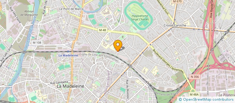 localisation de l'entreprise MADAME KINGA LOKODI à MARCQ-EN-BARŒUL