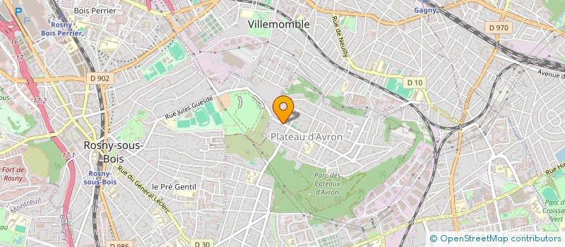 localisation de l'entreprise MADAME KINGA TOPOROWSKA à AULNAY-SOUS-BOIS
