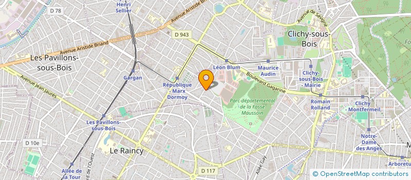 localisation de l'entreprise MADAME KINGKAEW NEEKHUNTOD à CLICHY-SOUS-BOIS