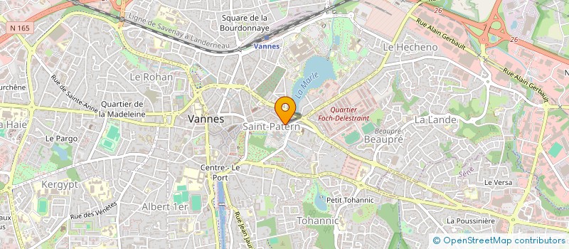 localisation de l'entreprise MADAME KINIKBENHEK NGO MAY MATIP à VANNES