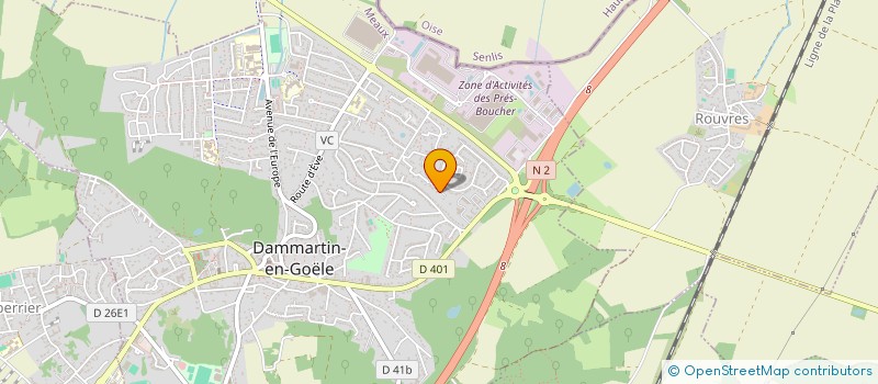 localisation de l'entreprise MADAME KINSY CESAIRE à DAMMARTIN-EN-GOELE