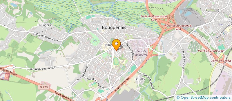 localisation de l'entreprise MADAME KINZI SALICI ROUZEE à BOUGUENAIS