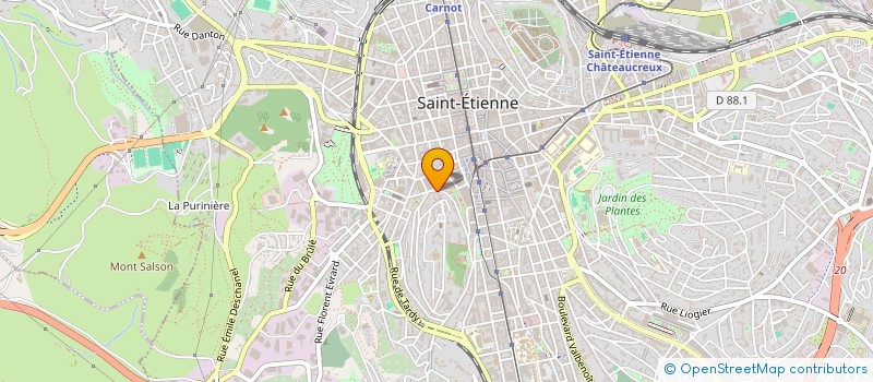 localisation de l'entreprise MADAME KIRA NAZAROVA  SAINT-ETIENNE