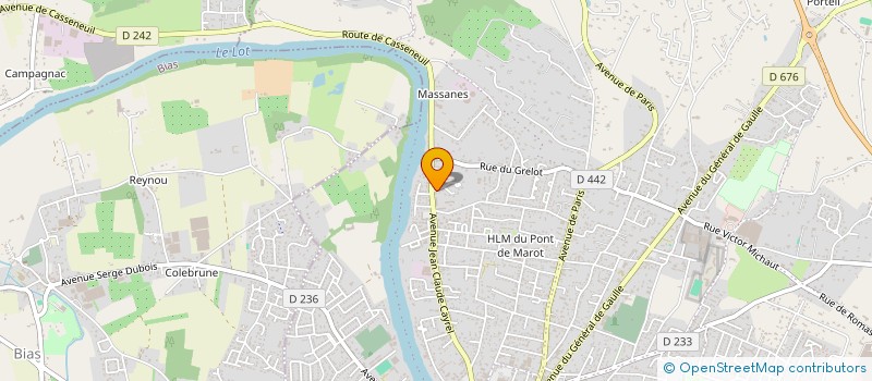 localisation de l'entreprise MADAME KIRENIA HERNANDEZ PELAEZ  VILLENEUVE-SUR-LOT