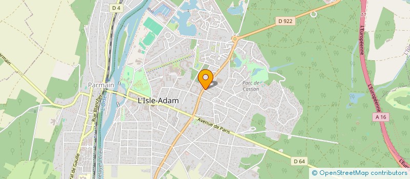 localisation de l'entreprise MADAME KIRITA CHOU  L'ISLE-ADAM