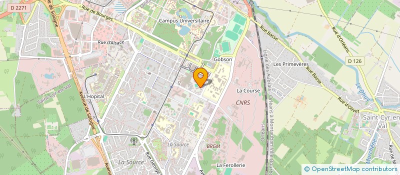 localisation de l'entreprise MADAME KIROBO ALEXANDRA BOUKIE  ORLEANS