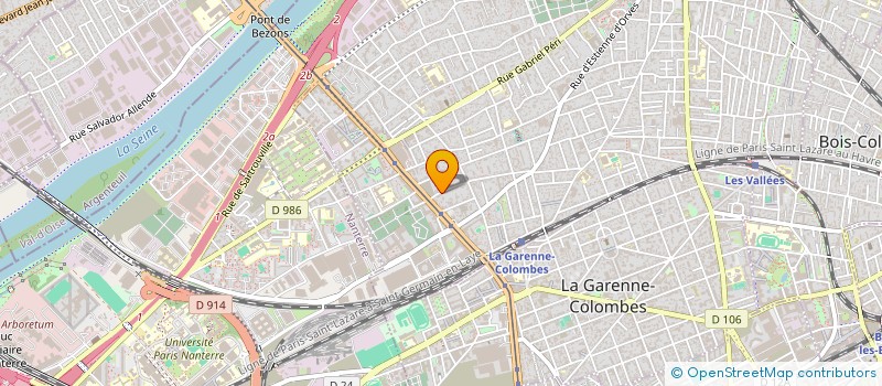 localisation de l'entreprise MADAME KIRSI MAKELA  COLOMBES